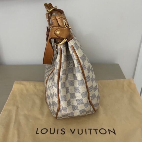 Authentic Louis Vuitton Galliera PM Damier Azure shoulder bag with COA. - Picture 5 of 6